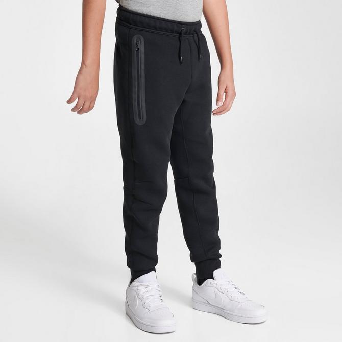 Nike Boys Jacket & Pants Track Suit Set Sweatsuit (6, White Black)