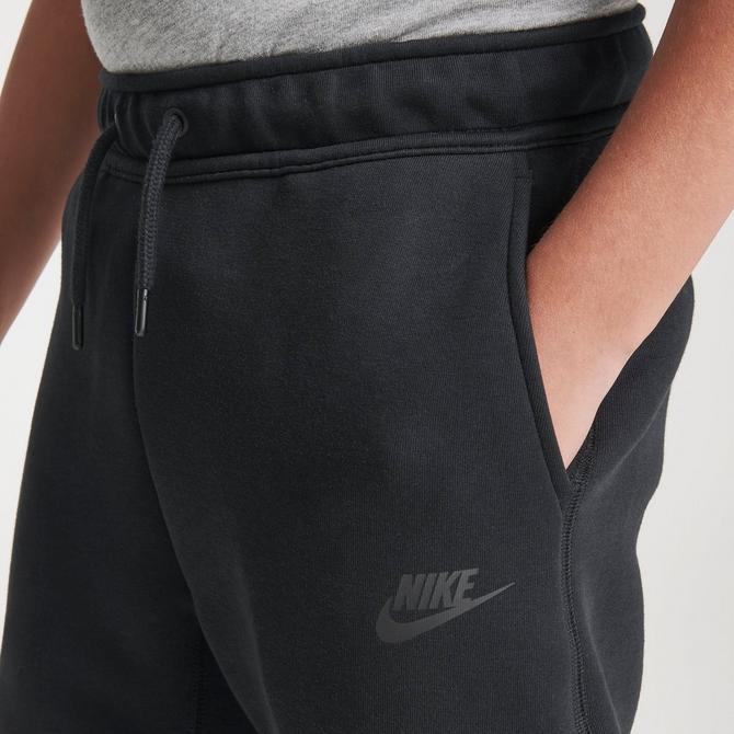 boys nike black joggers