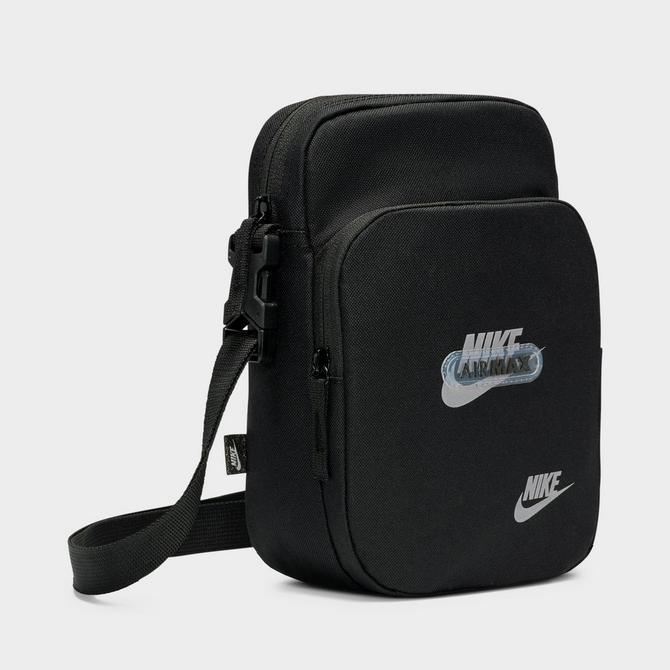Nike Heritage Crossbody Shoulder Bag - Medium Ash/Medium Ash/Black - Focus