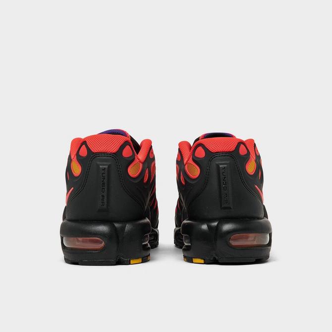 Nike Men's Air Max Plus Sneakers in Black/Rugged Orange Nike