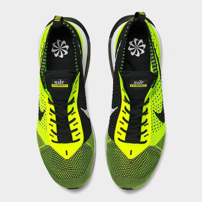 Flyknit racer outlet volt black white