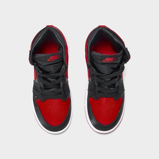 Jordan retro 1 high og red black outlet white