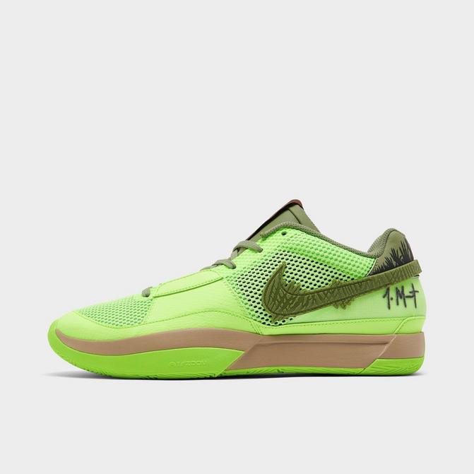 Green hot sale basketball shoes