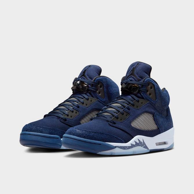 Jordan retro 5 outlet white and blue