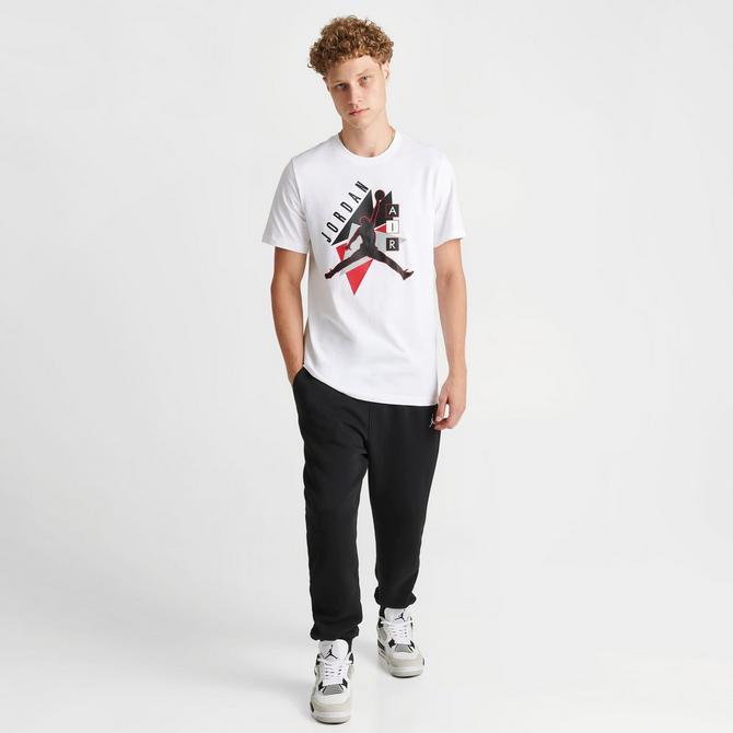 Red white best sale blue jordan shirt