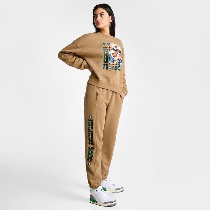 Women's Jordan x Jordan Moss Artist Series Fleece Jogger Pants