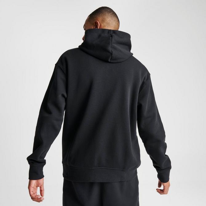 Jordan fleece hoodie black hot sale