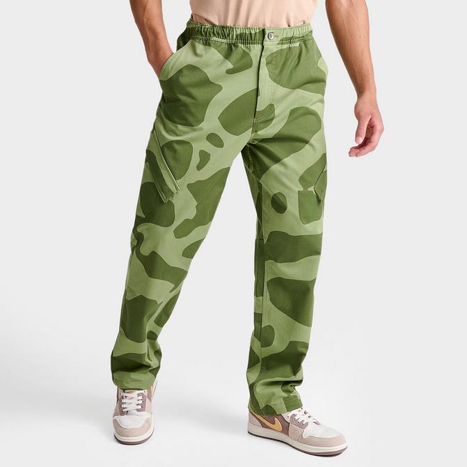 Plus Relaxed Ripstop Cargo Worldwide Print Pants