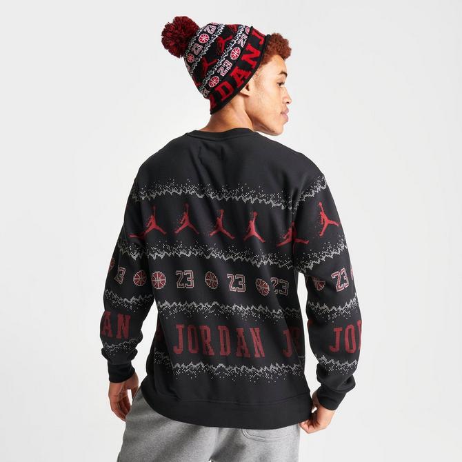 Jordan Essentials Holiday Festive Fleece Crewneck Sweatshirt