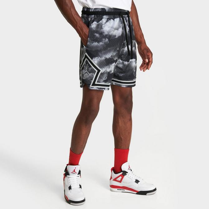 Men's Jordan Dri-FIT Sport Mesh Graphic Print Diamond Basketball Shorts