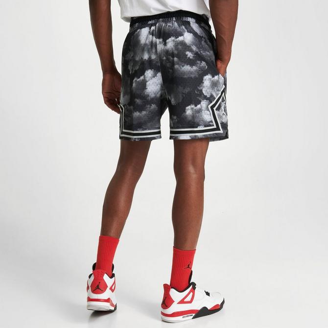 Men's Jordan Dri-FIT Sport Mesh Graphic Print Diamond Basketball Shorts