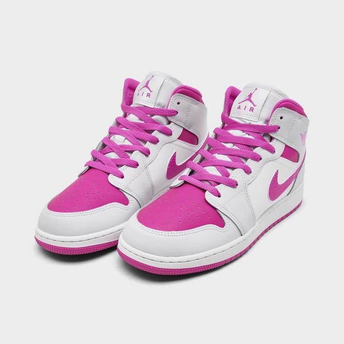 Girls Big Kids Air Jordan Retro 1 Mid Casual Shoes JD Sports