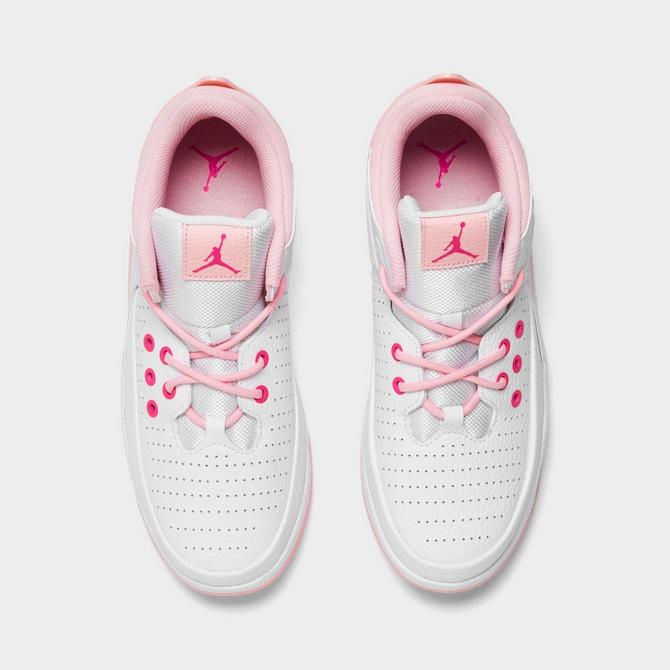 Pink kids outlet jordans