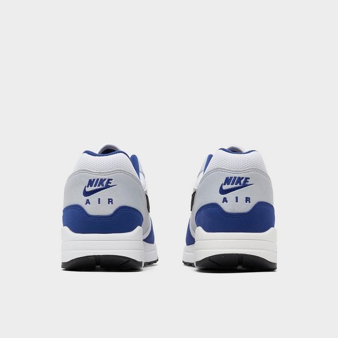 Air max 1 on sale blue and white