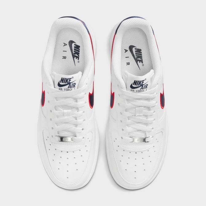 Air force 1 outlet low men's white/obsidian/university red