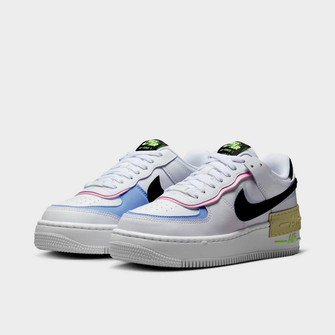 Nike air force 1 store shadow white black blue