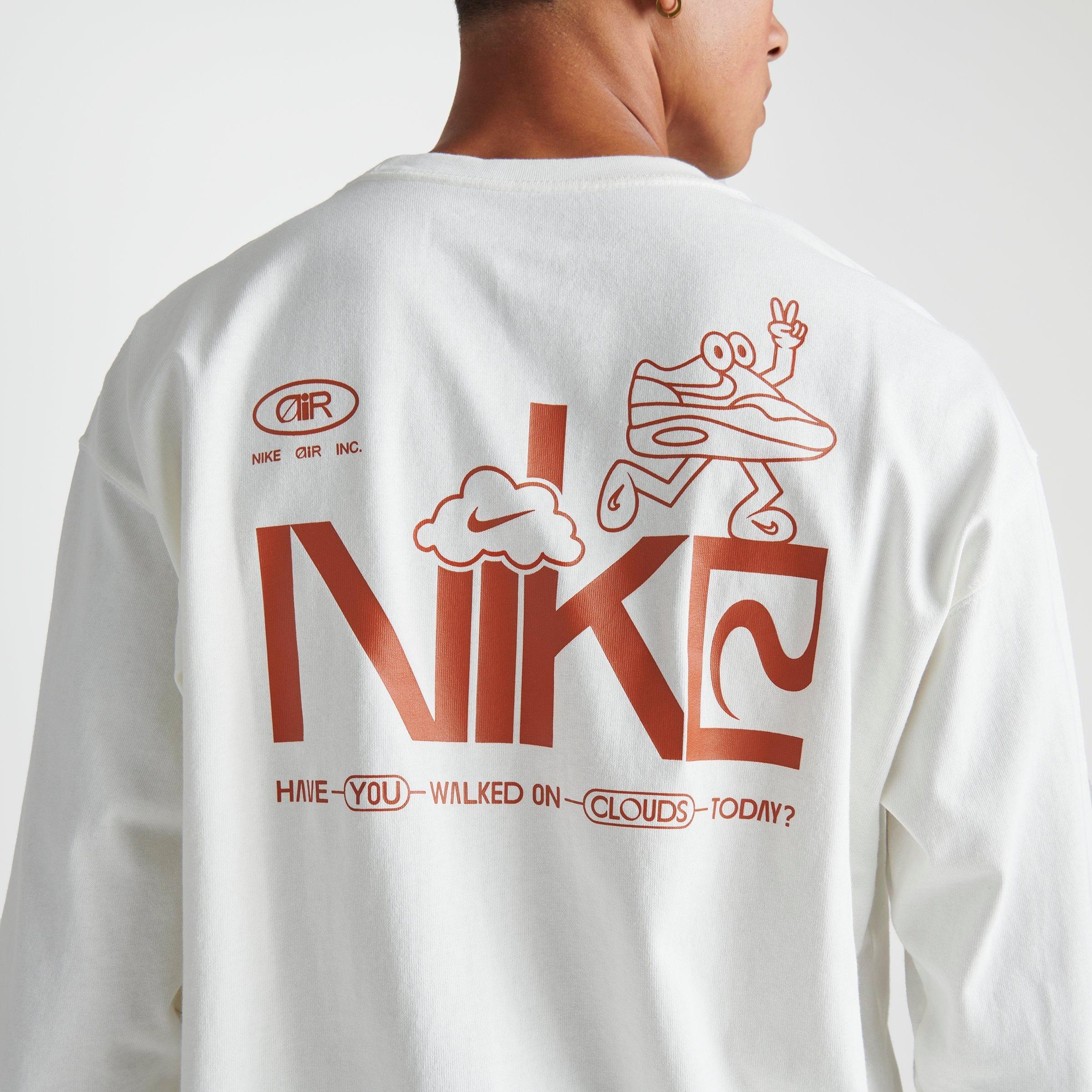 Men's Nike Sportswear Air Clouds Graphic Long-Sleeve T-Shirt | JD Sports