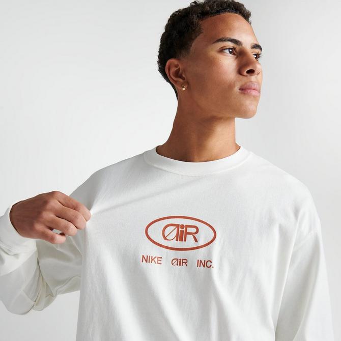 Men's Nike T-Shirt White Court Swoosh Logo Top New S-XXL DQ3944