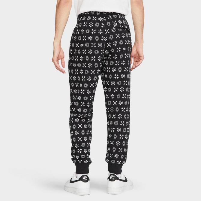 Nike Monogram All Over Logo Print Fleece Cuffed Sweatpants in  Pink : Clothing, Shoes & Jewelry