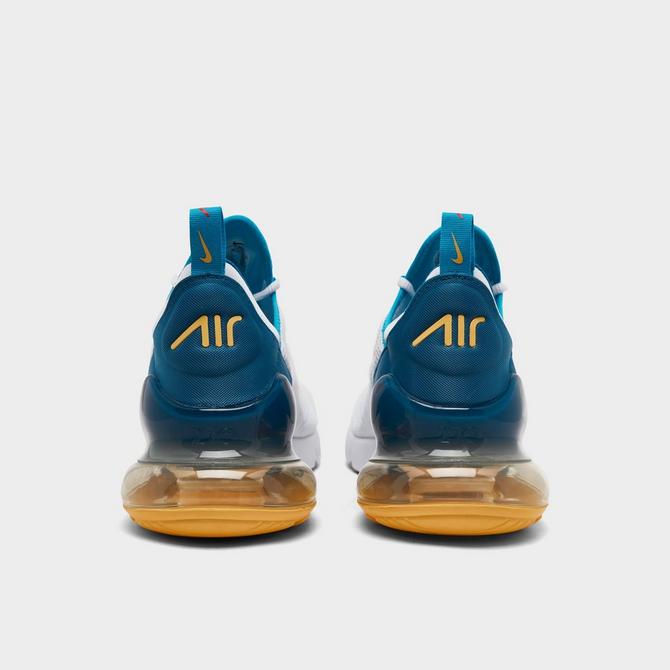 Air max 270 hot sale blue and yellow