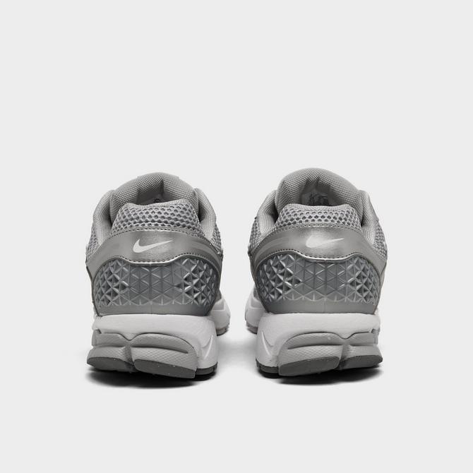 Left view of Men's Nike Zoom Vomero 5 Casual Shoes in Wolf Grey/Metallic Silver/Cool Grey/White Click to zoom