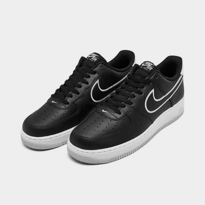 Nike Men's Air Force 1 LV8 Casual Shoes in Black/Black Size 10.0 | Leather