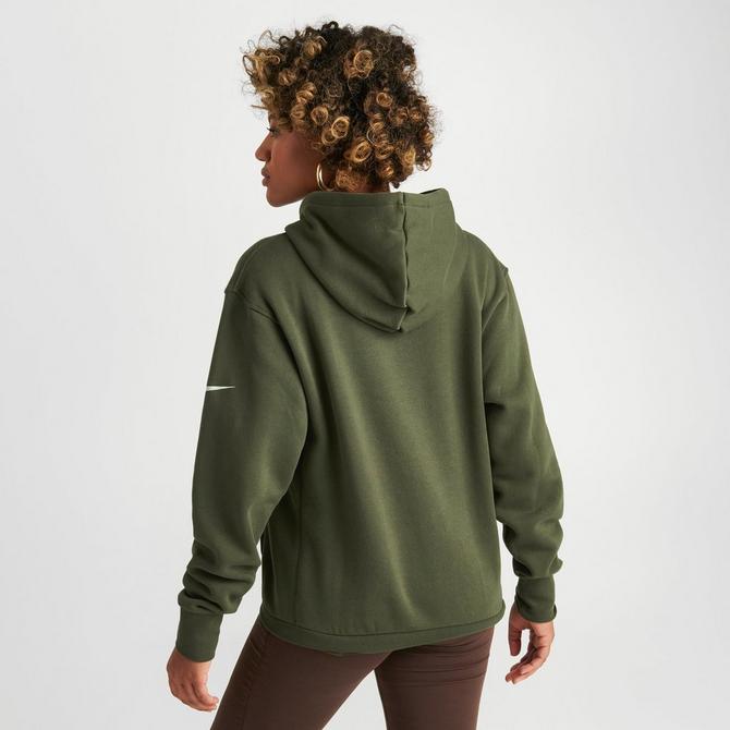 Khaki green nike outlet hoodie