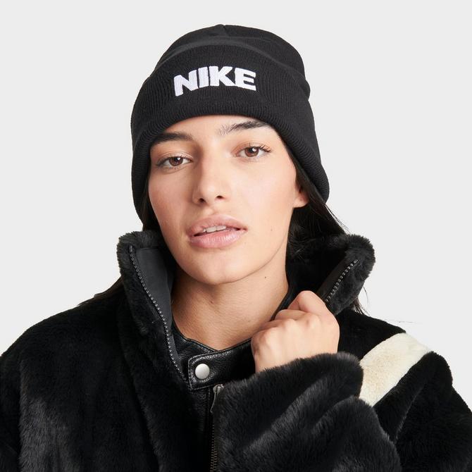 White clearance beanie nike