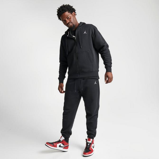 Mens black jordan deals sweatpants