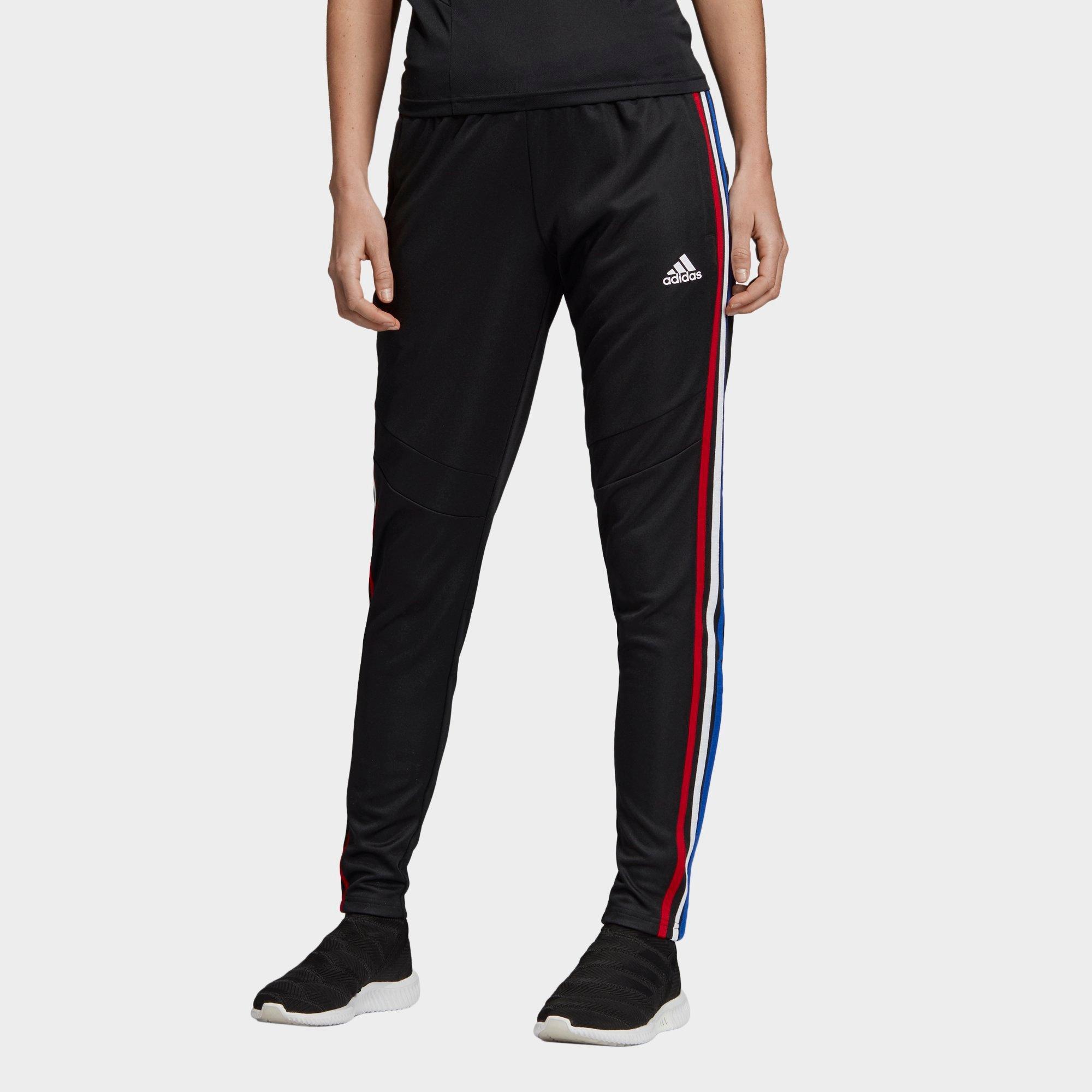 red white blue adidas pants