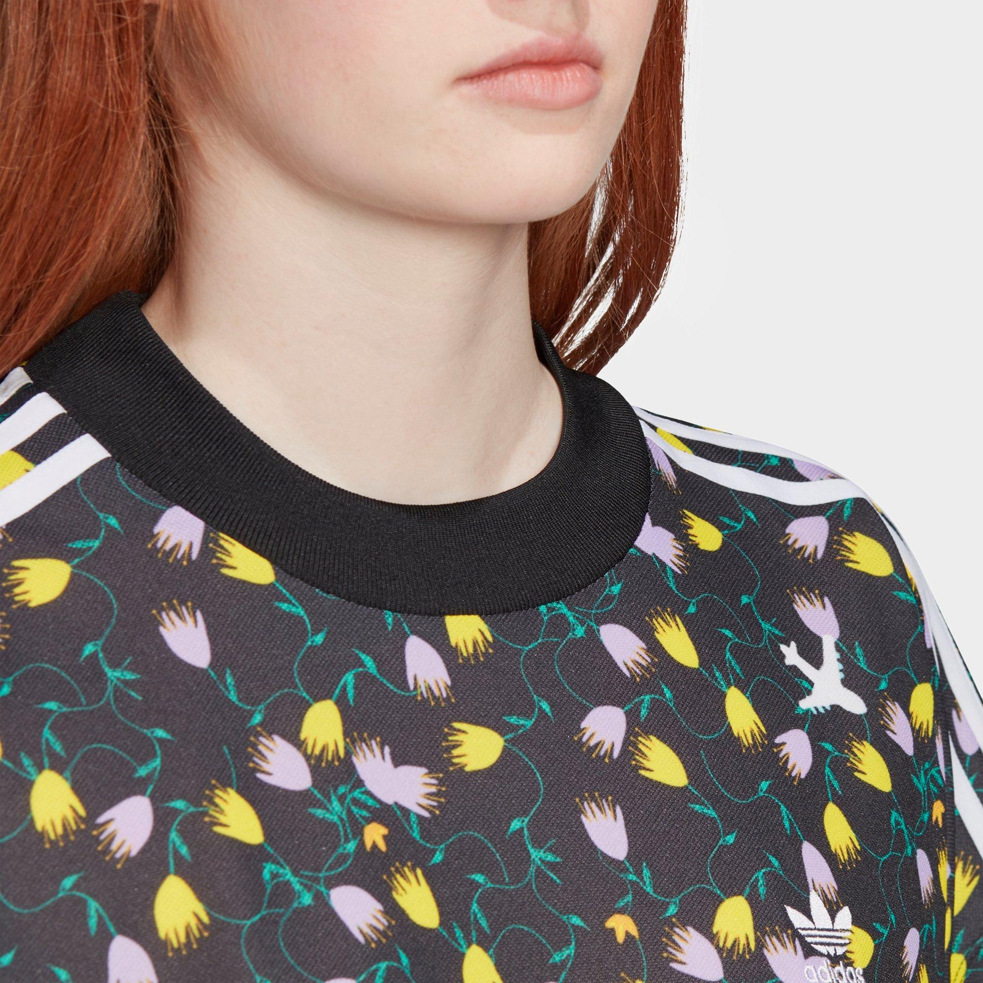 adidas allover print tee dress