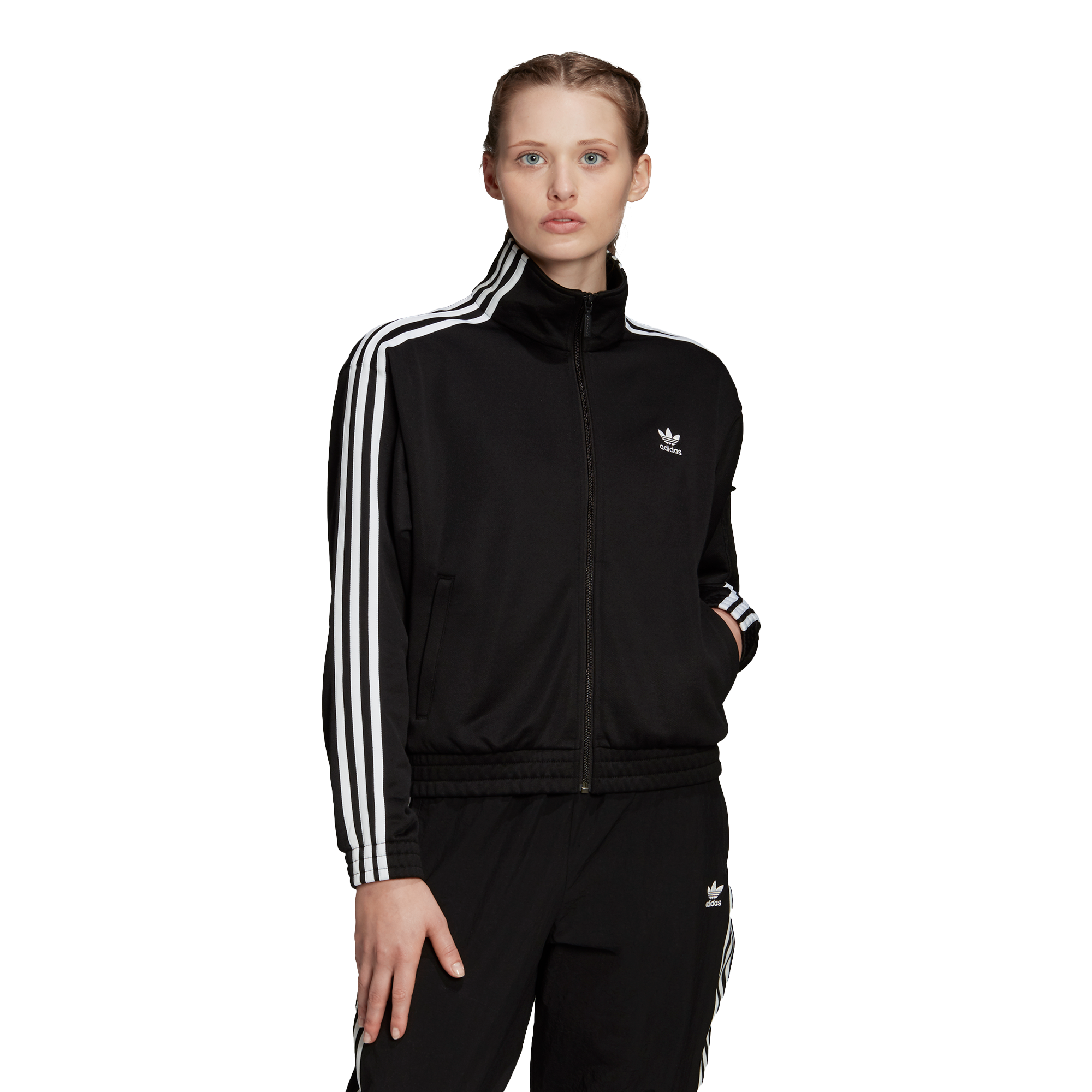 adidas high collar track jacket