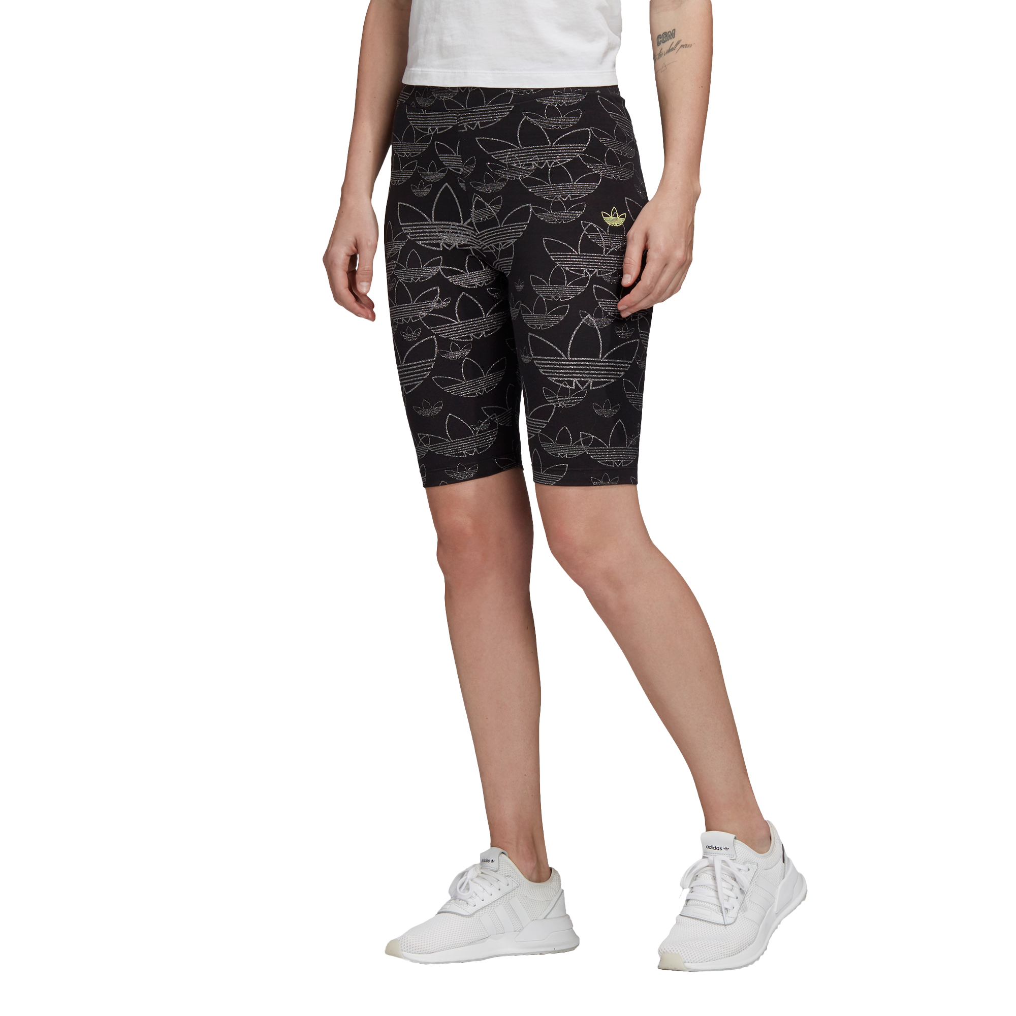 nike air allover logo print bike short