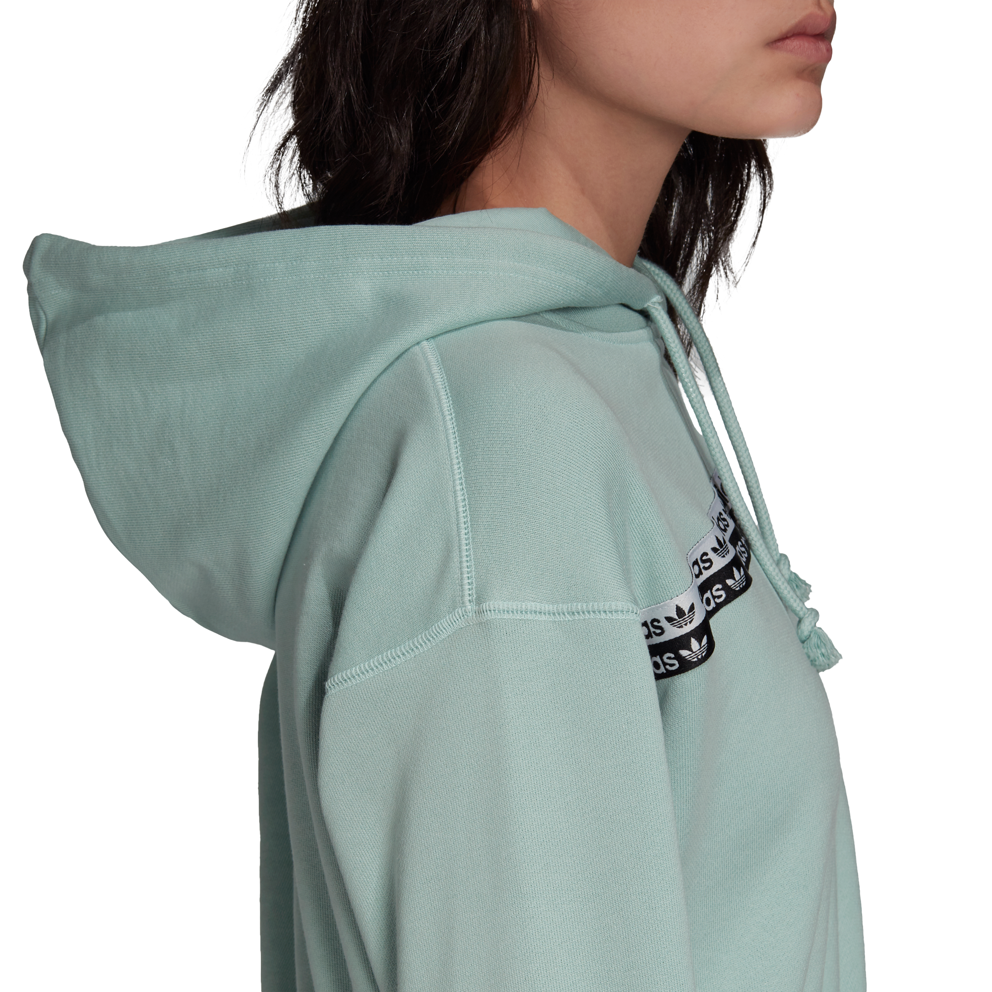 adidas green hoodie women's