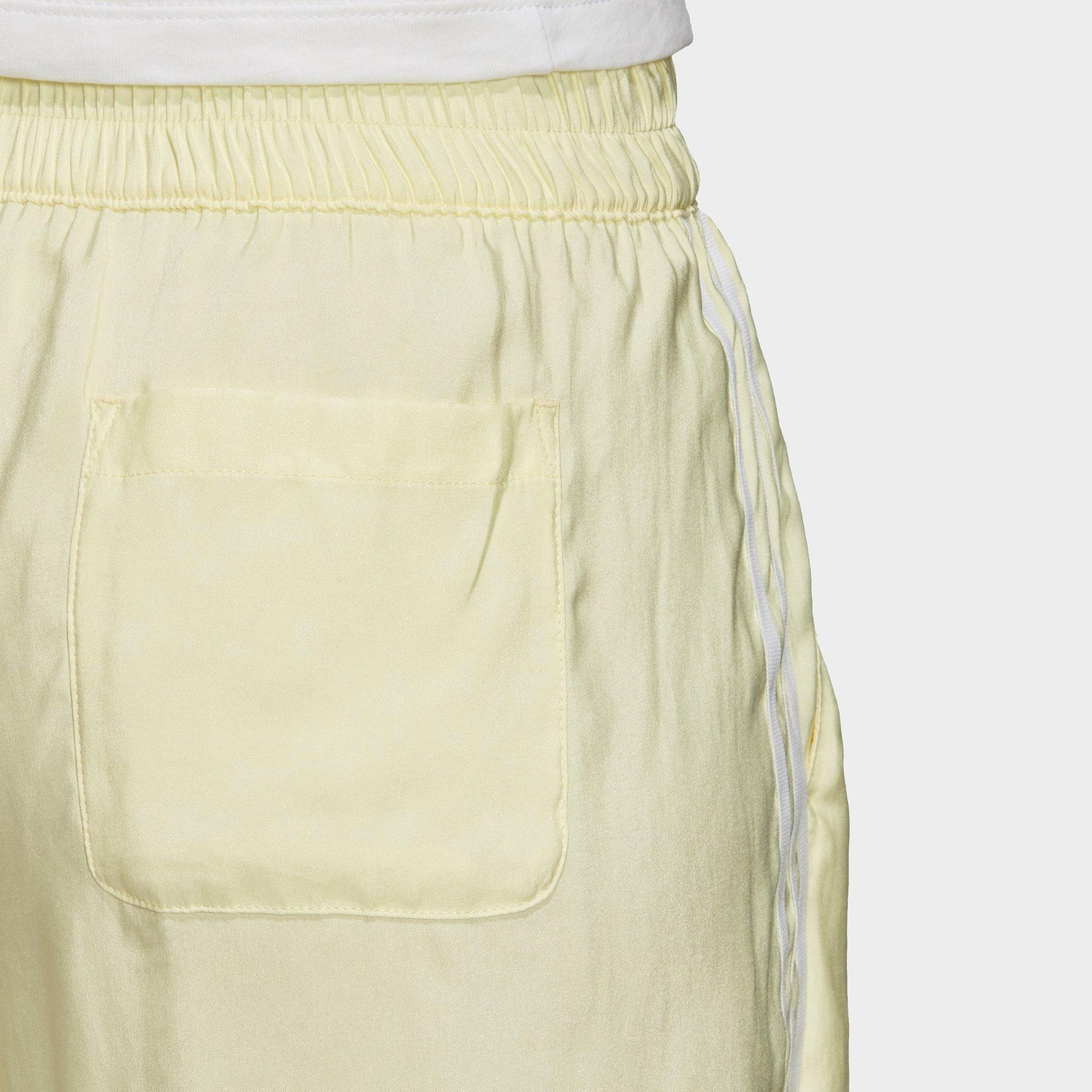 adidas yellow shorts womens