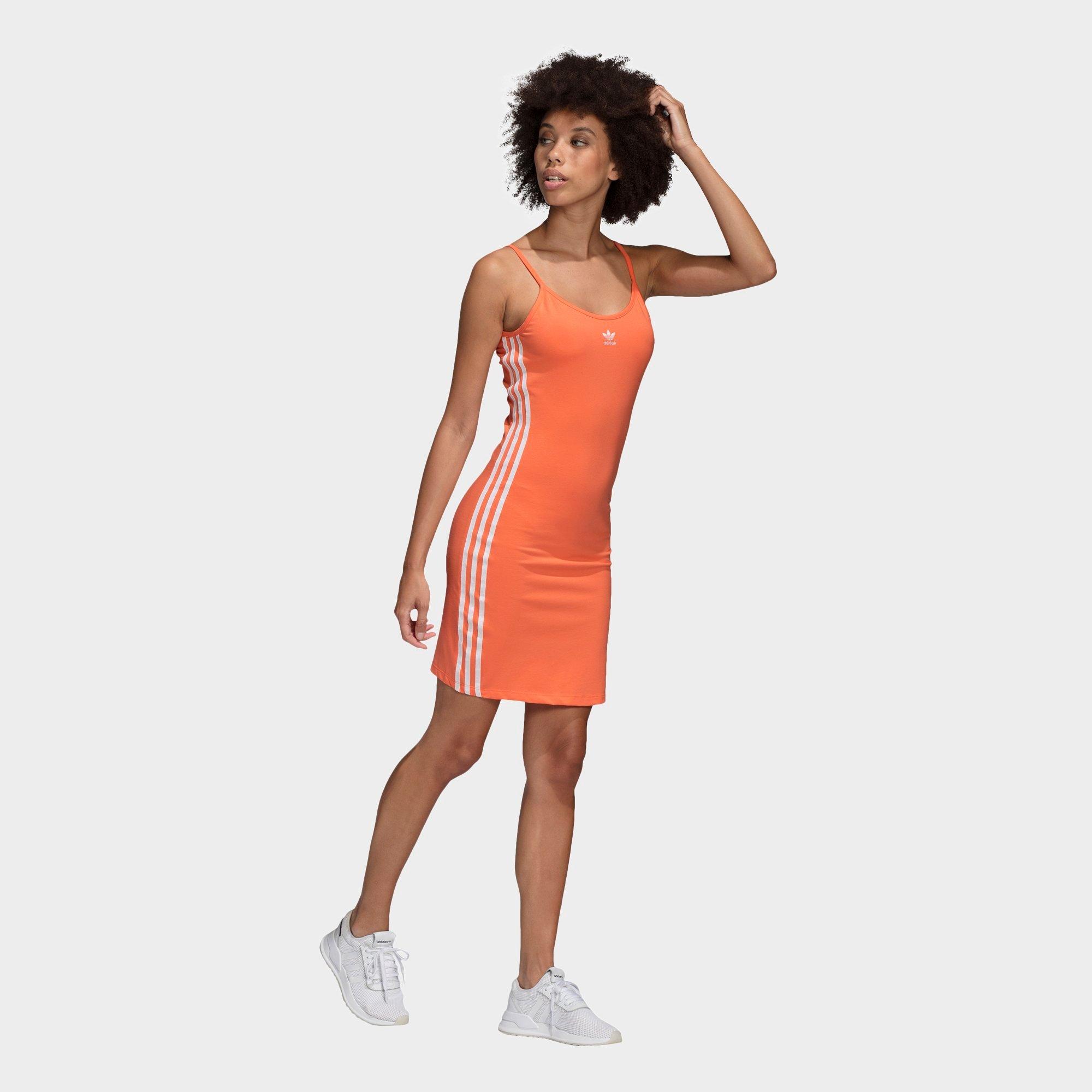 adidas white dress