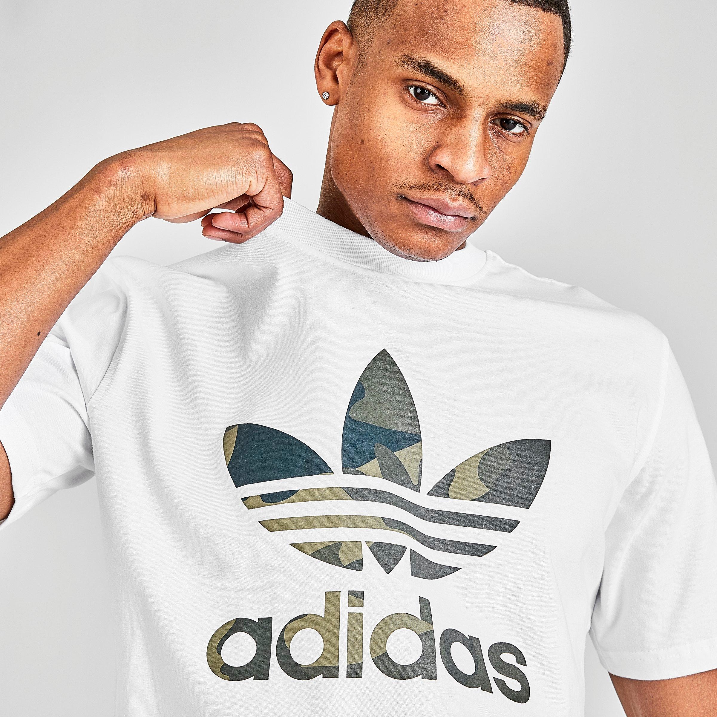 adidas camo trefoil t shirt