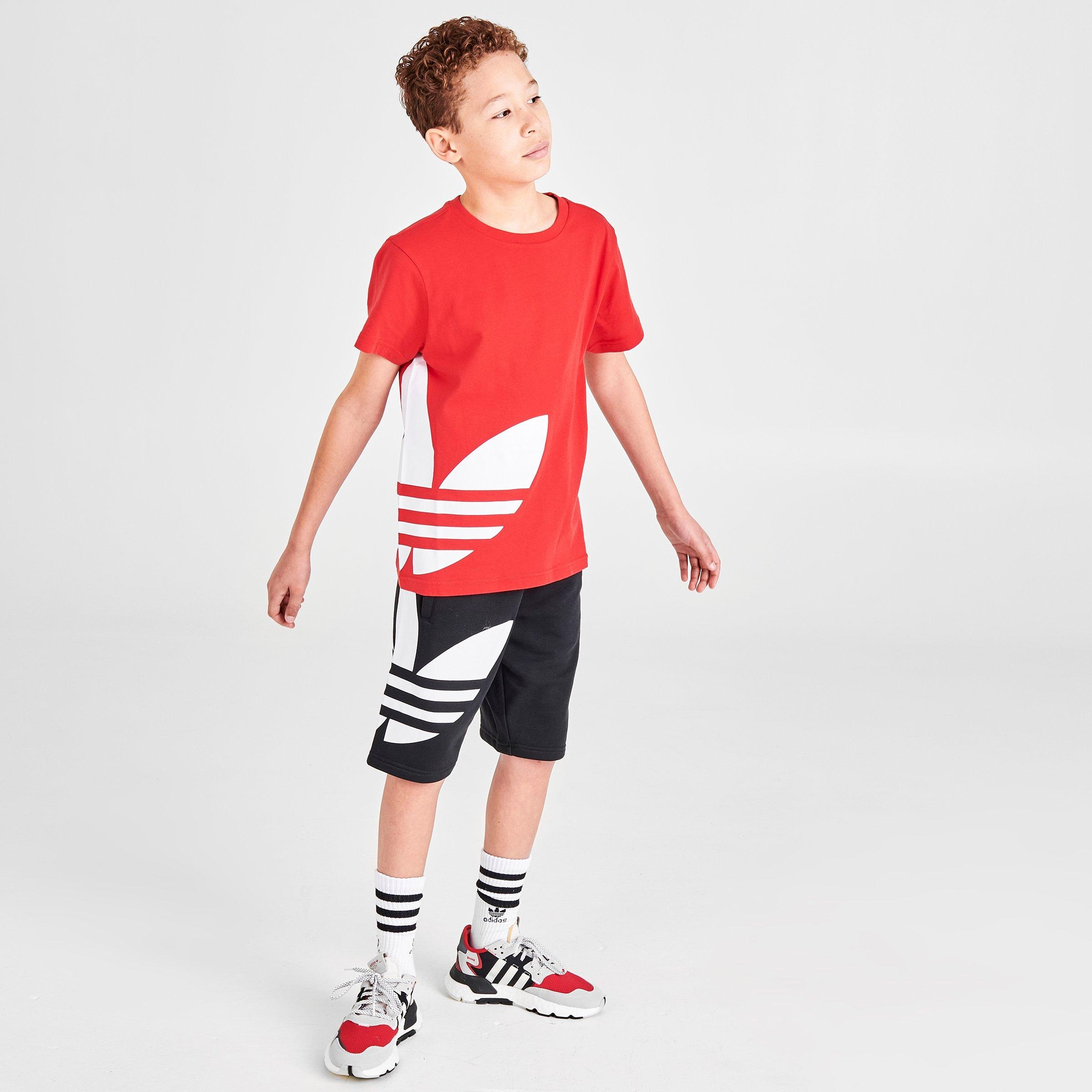 boys adidas shorts and shirt