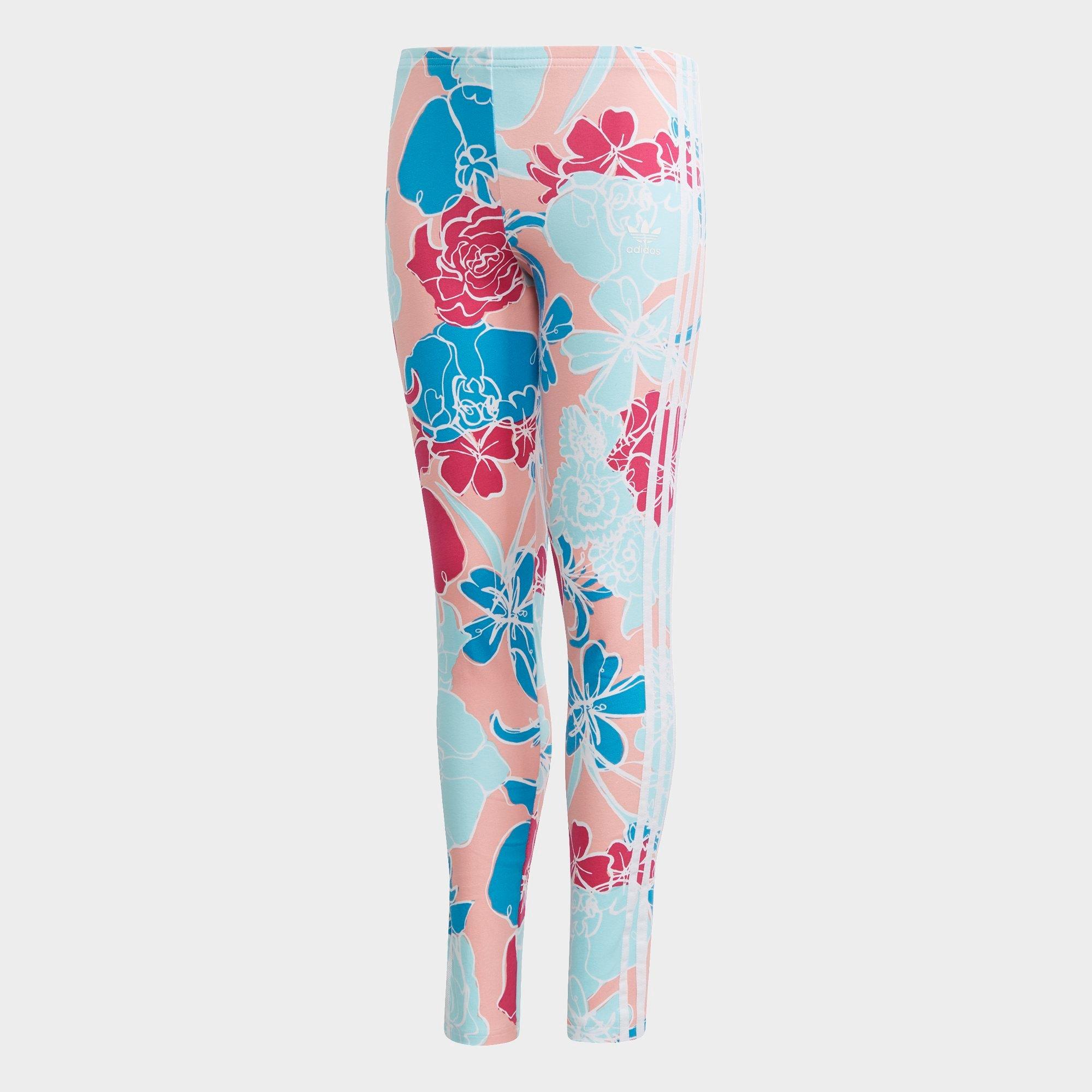 floral adidas leggings