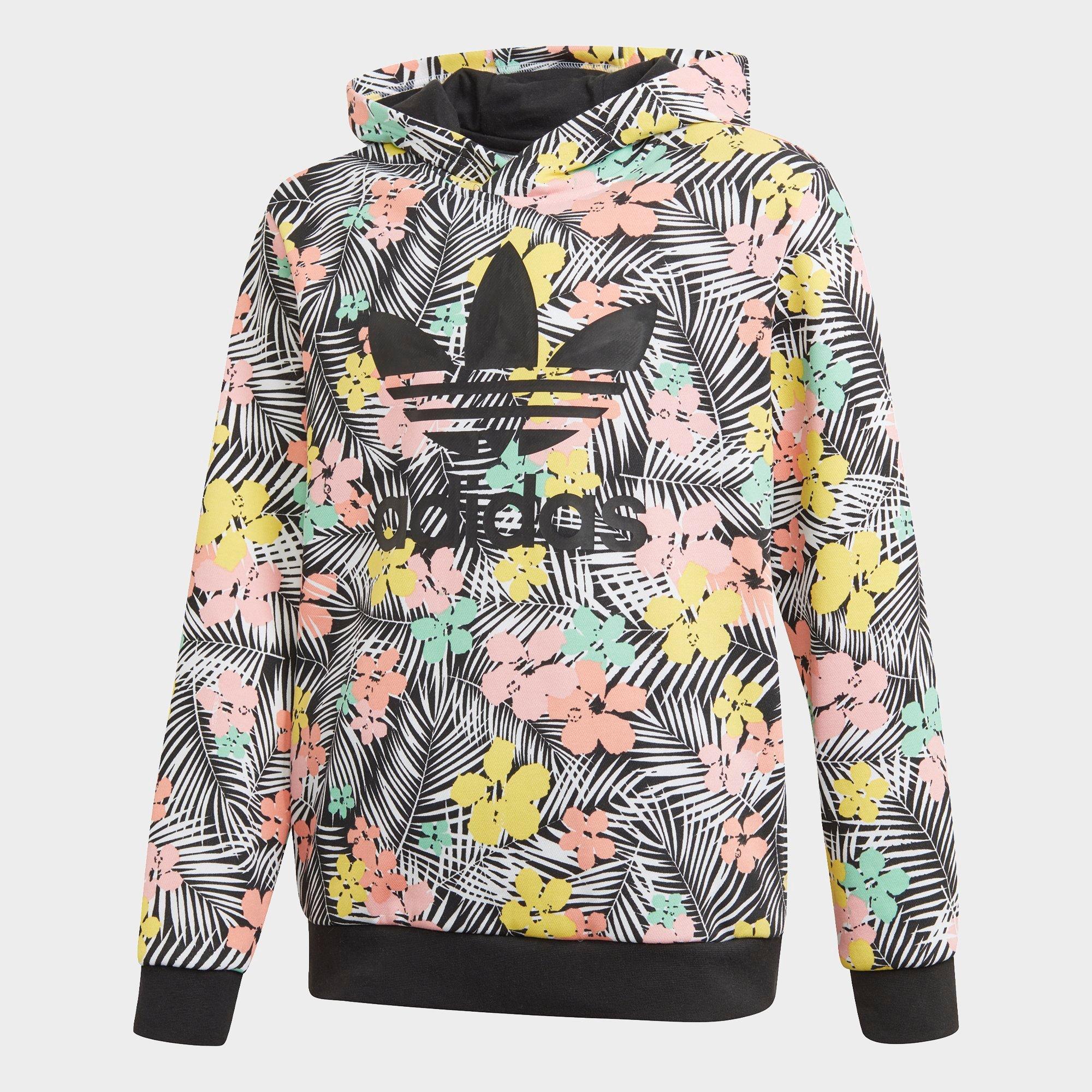 adidas print hoodie