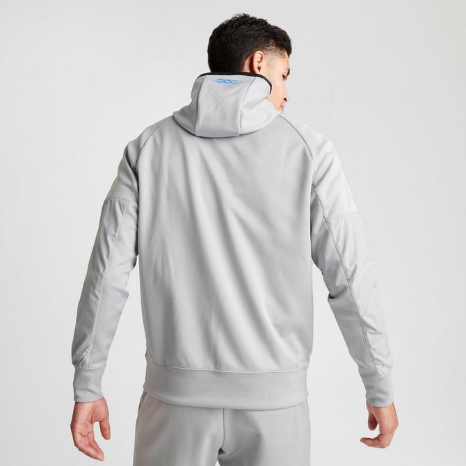 Light grey best sale nike zip up