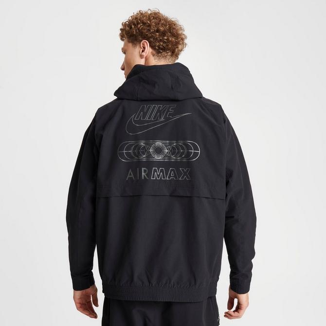 All black nike outlet windbreaker mens