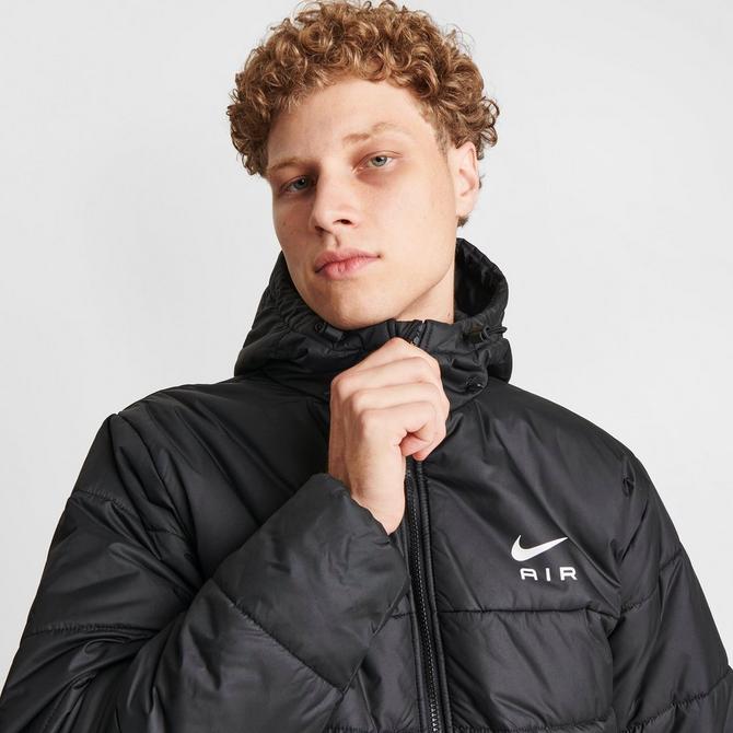 Buy Nike Black Sportswear Therma-fit Jacket - Black/black/white At