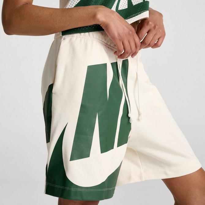 Nike french terry shorts womens deals