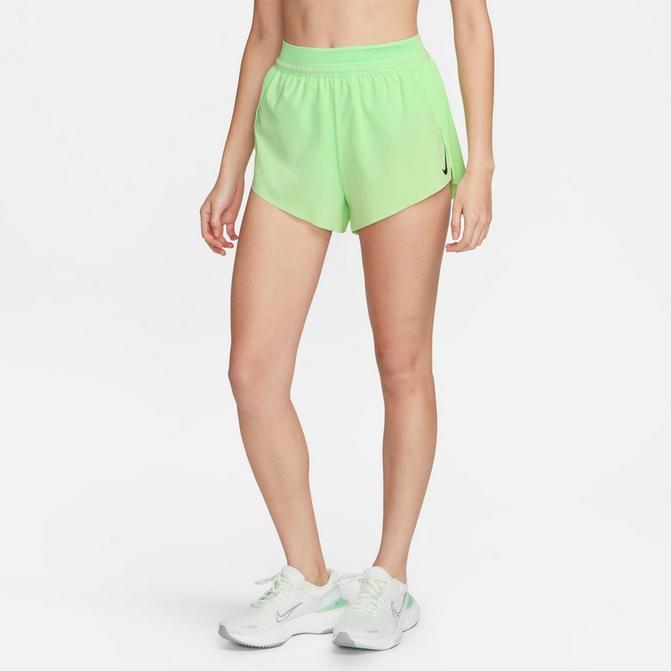 Women s Nike AeroSwift Dri FIT ADV Mid Rise 3 Inch Brief Lined Shorts JD Sports