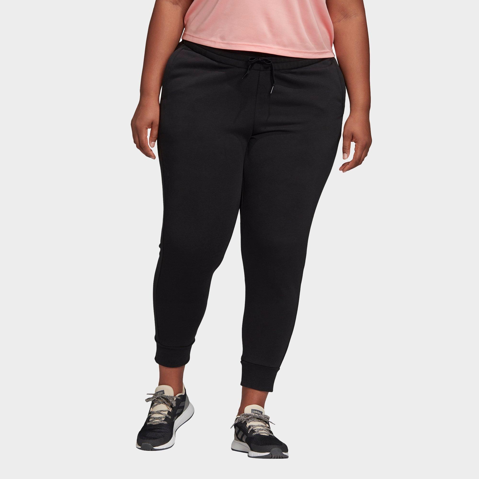 plus size black jogger pants