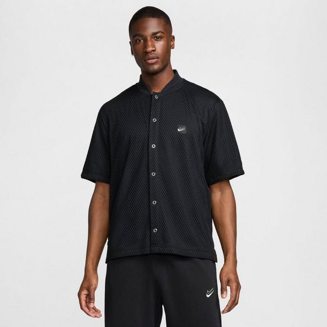 Men s Nike KD Dri FIT Short Sleeve Button Down Shirt JD Sports