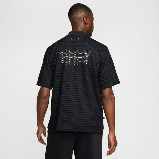 Men s Nike KD Dri FIT Short Sleeve Button Down Shirt