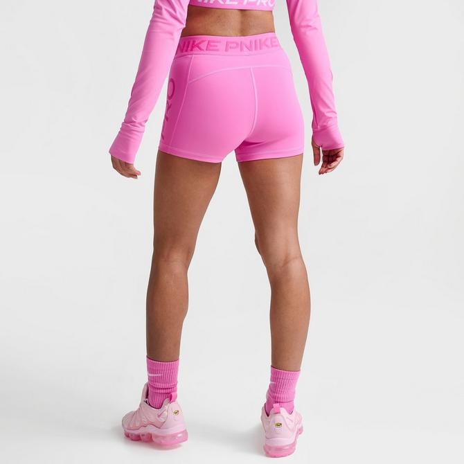 Hot pink store nike biker shorts