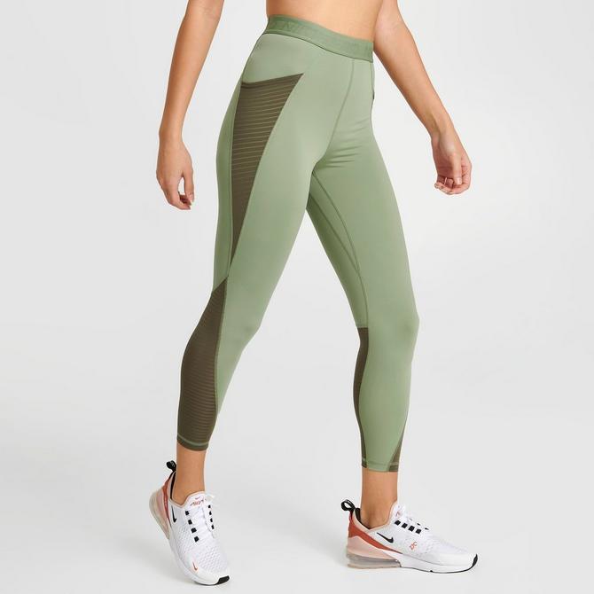 Women's leggings Nike Pro 365 Tight - spring green/white, Tennis Zone